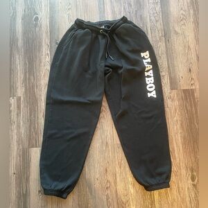 Playboy X Missguided Black Jogger Sweatpants